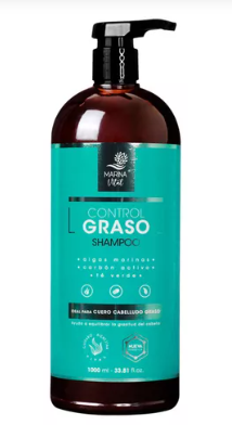 Shampoo Control Graso (Con Té Verde) - Marina Vital