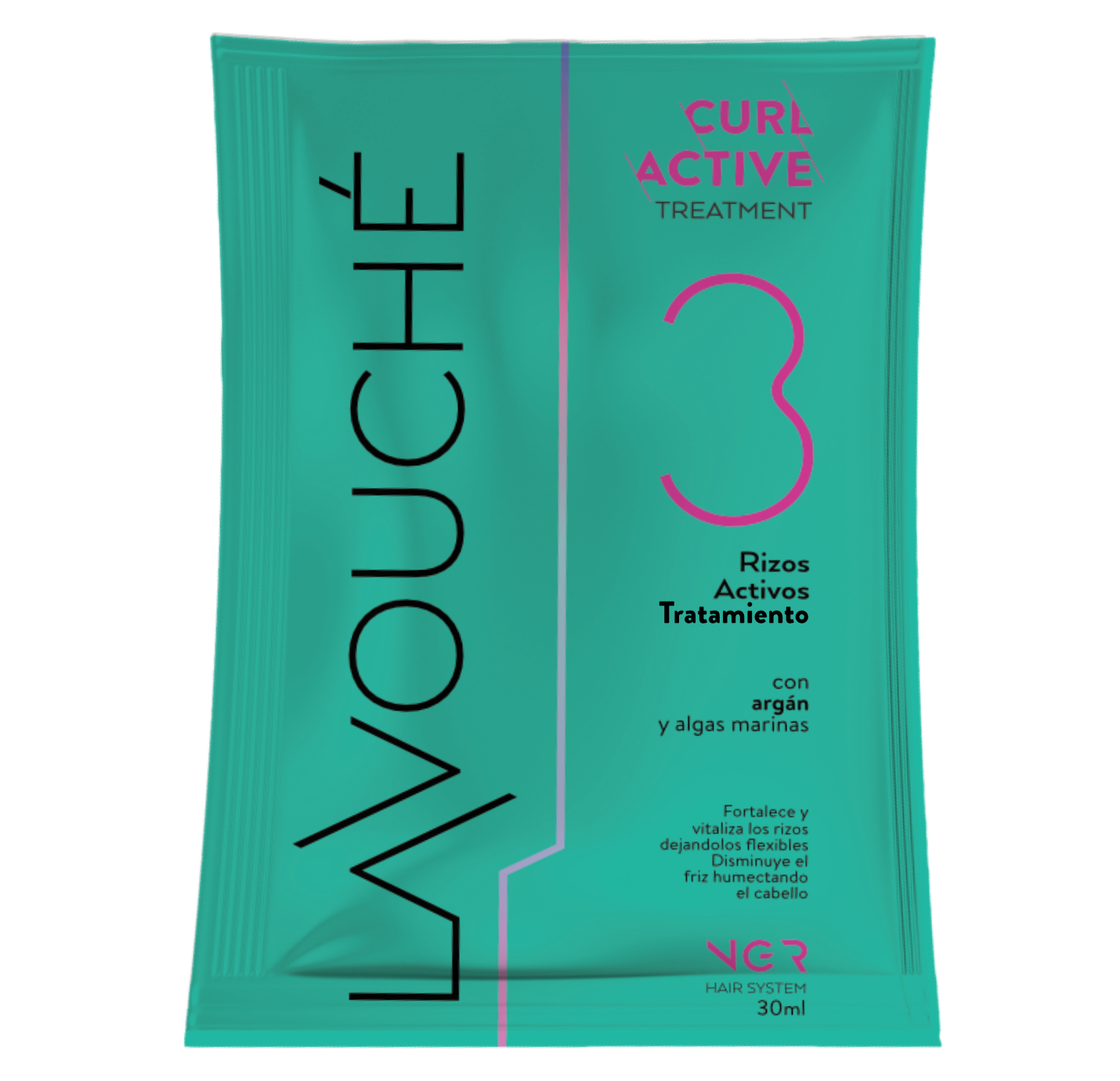 Sachet Tratamiento 3 Activador de Rizos | Curls Active - Lavouché 30ml