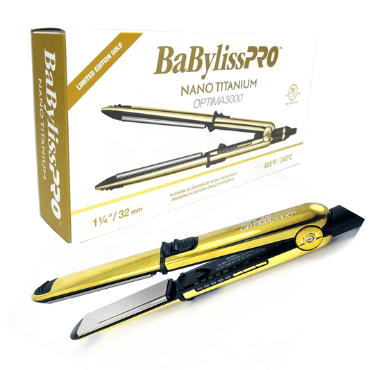 Plancha Alisadora Optima 3000 Gold - Babyliss Pro