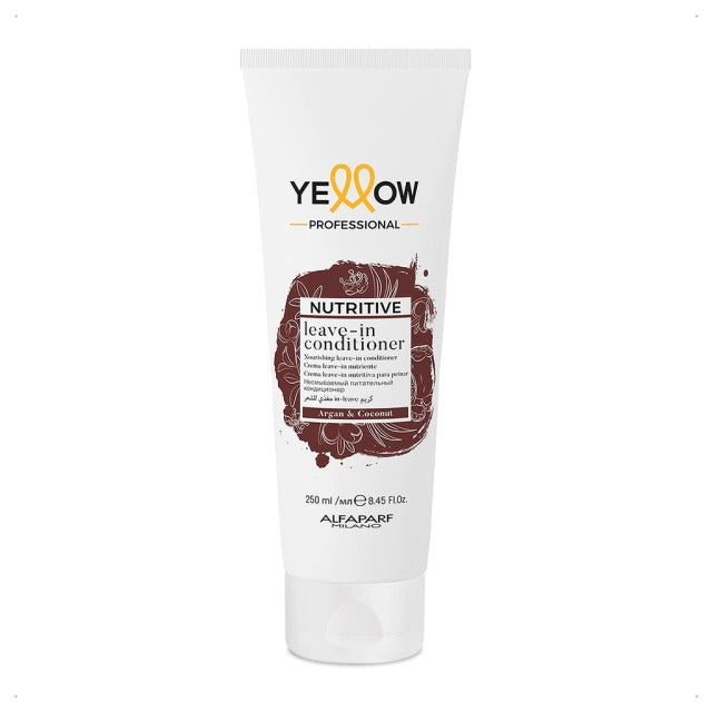 Crema Leave-In Nutritiva Para Cabellos Secos + Argan y Coco 250ml - Yellow