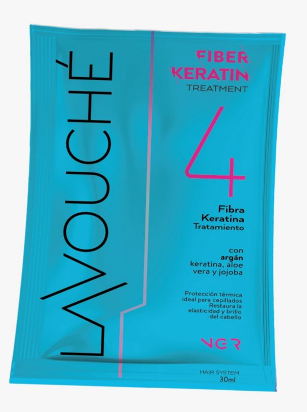 Sachet Tratamiento 4 Fibra Keratina - Lavouché 30ml