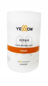 Máscara Reestructurante (Reparación Cabello Dañado) + Proteína de Almendras & Cacao - Yellow