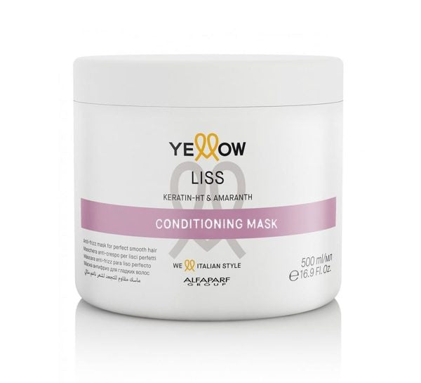 Máscara Anti-Frizz (Liso Perfecto) + Keratina HT & Aceite de Amaranto - Yellow
