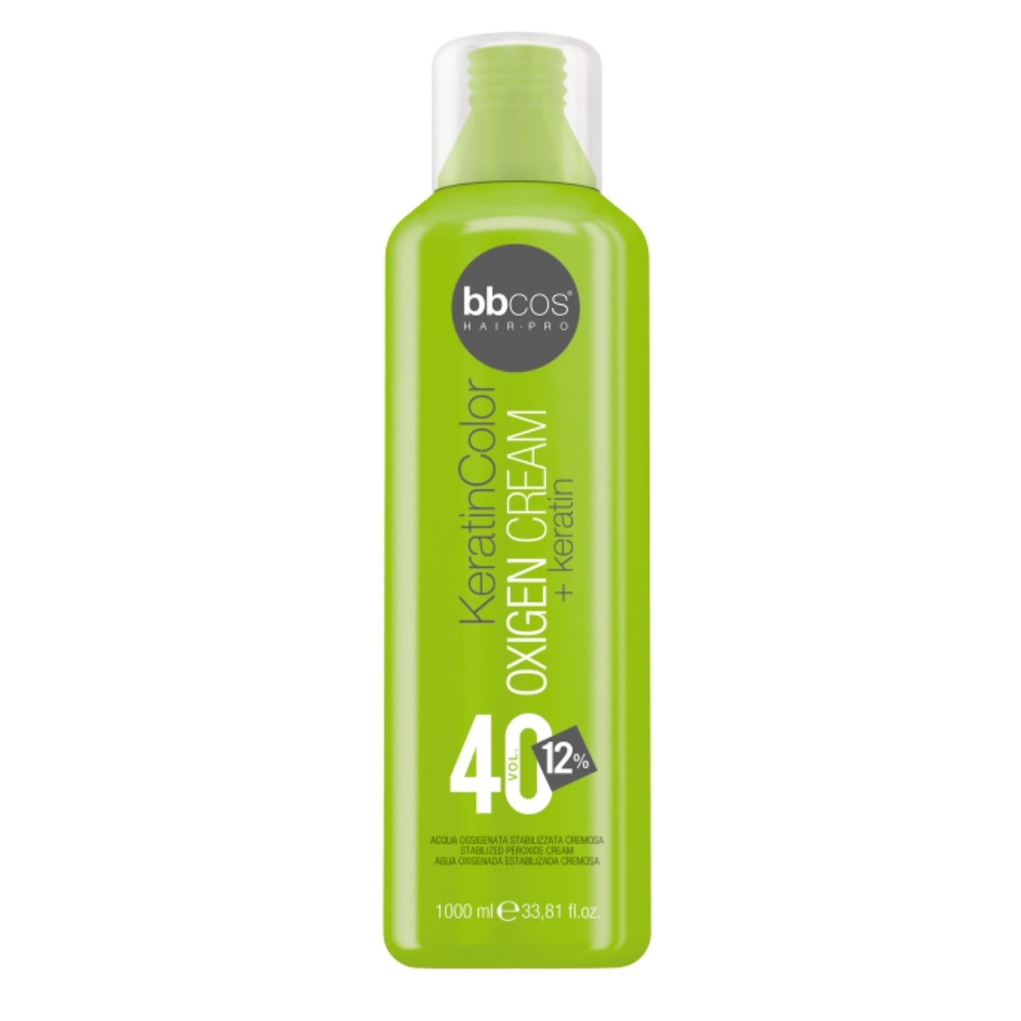 Oxidante En Crema Keratin Color (+ Keratina) 1000ml - BBcos