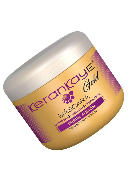 Mascara Perfil Fusion [Quinoa+Argan+Keratina] Kerankaye Gold - Silkey