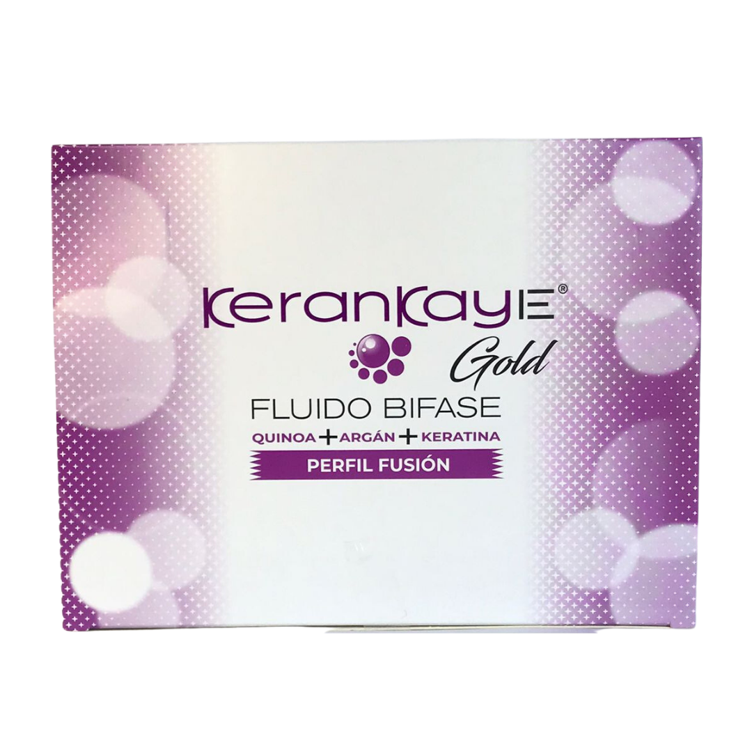 Ampolla Fluido Bifase | Quinoa+Argán+Keratina |  [Kerankaye Gold] - SILKEY
