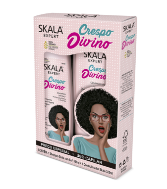 Kit Shampoo y Acondicionador Crespo Divino Skala