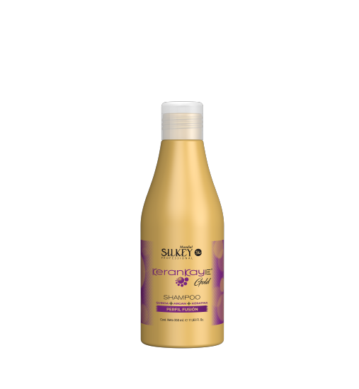 Shampoo Perfil Fusión [Quinoa+Argan+Keratina] | Kerankaye Gold - Silkey 350ml