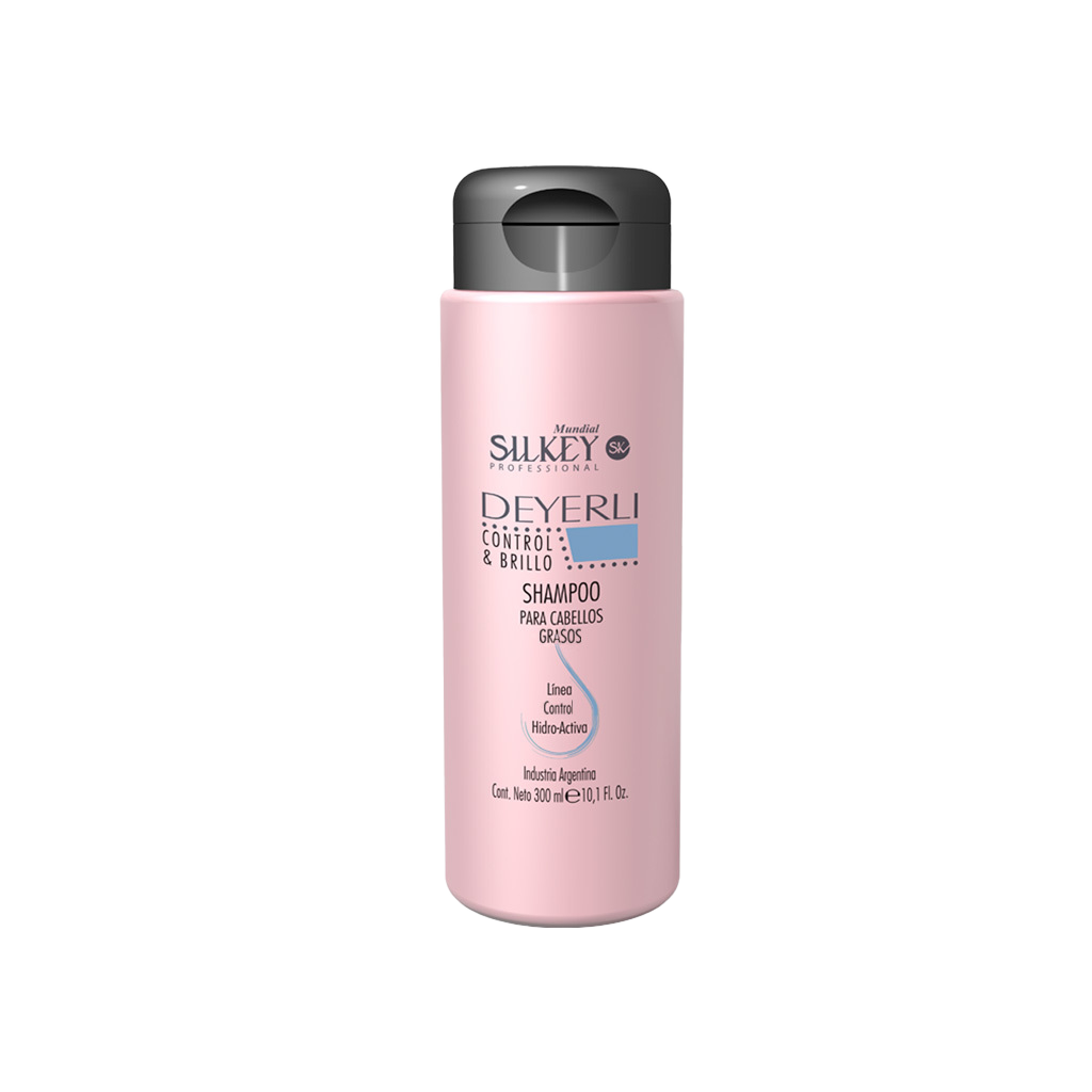 Shampoo Para Cabellos Grasos Deyerli [Control y Brillo] - Silkey 300ml