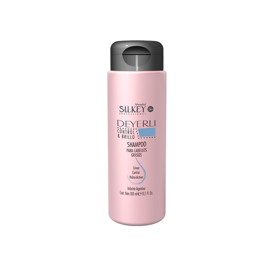 Shampoo Para Cabellos Grasos Deyerli [Control y Brillo] - Silkey 300ml