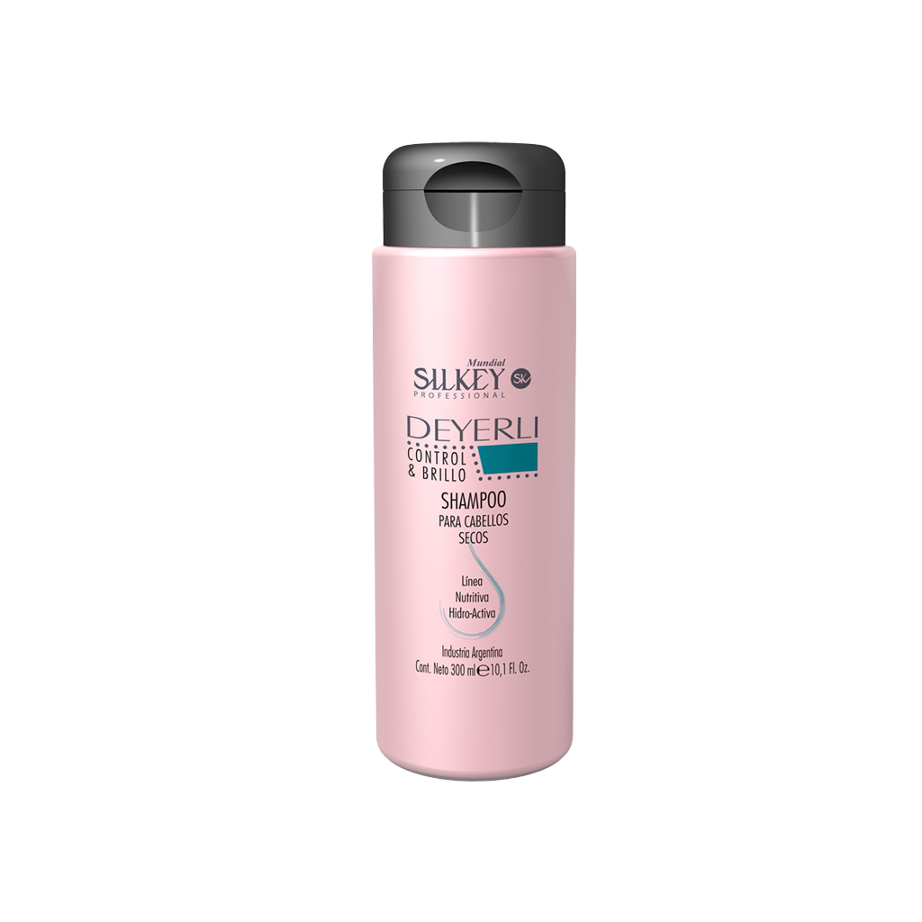 Shampoo Para Cabellos Secos Deyerli [Control y Brillo] - Silkey 300ml