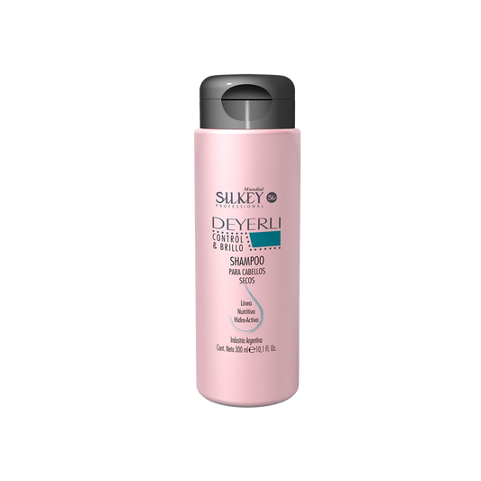 Shampoo Para Cabellos Secos Deyerli [Control y Brillo] - Silkey 300ml