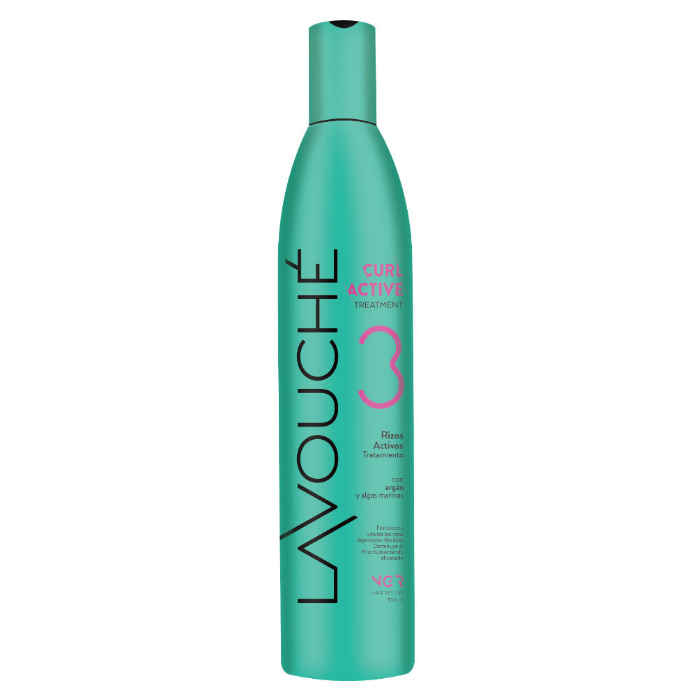 Tratamiento 3 Activador de Rizos | Curls Active [Con Argán & Algas Marinas] - Lavouché 300ml
