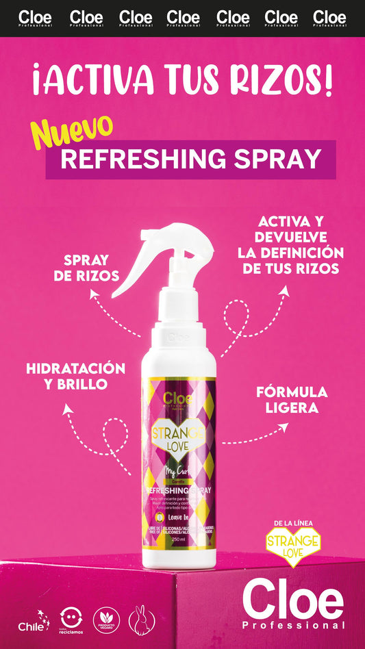 Refreshing Spray Strange Love My Curls 250 ml - Cloe