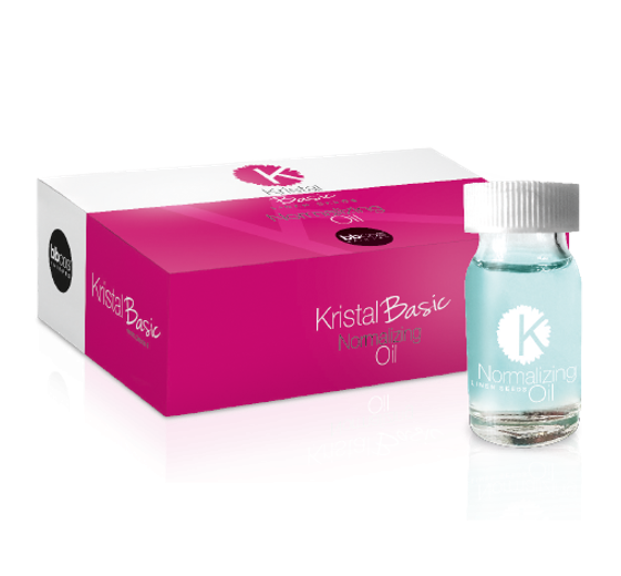 Ampolla Suavizante Para Cabello Tratado, Seco y Teñido [Normalizing Oil] Kristal Basic - Bbcos
