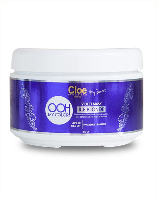 Máscara Neutralizante de Tonos Amarillos (Ice Blonde) 270gr - Cloe