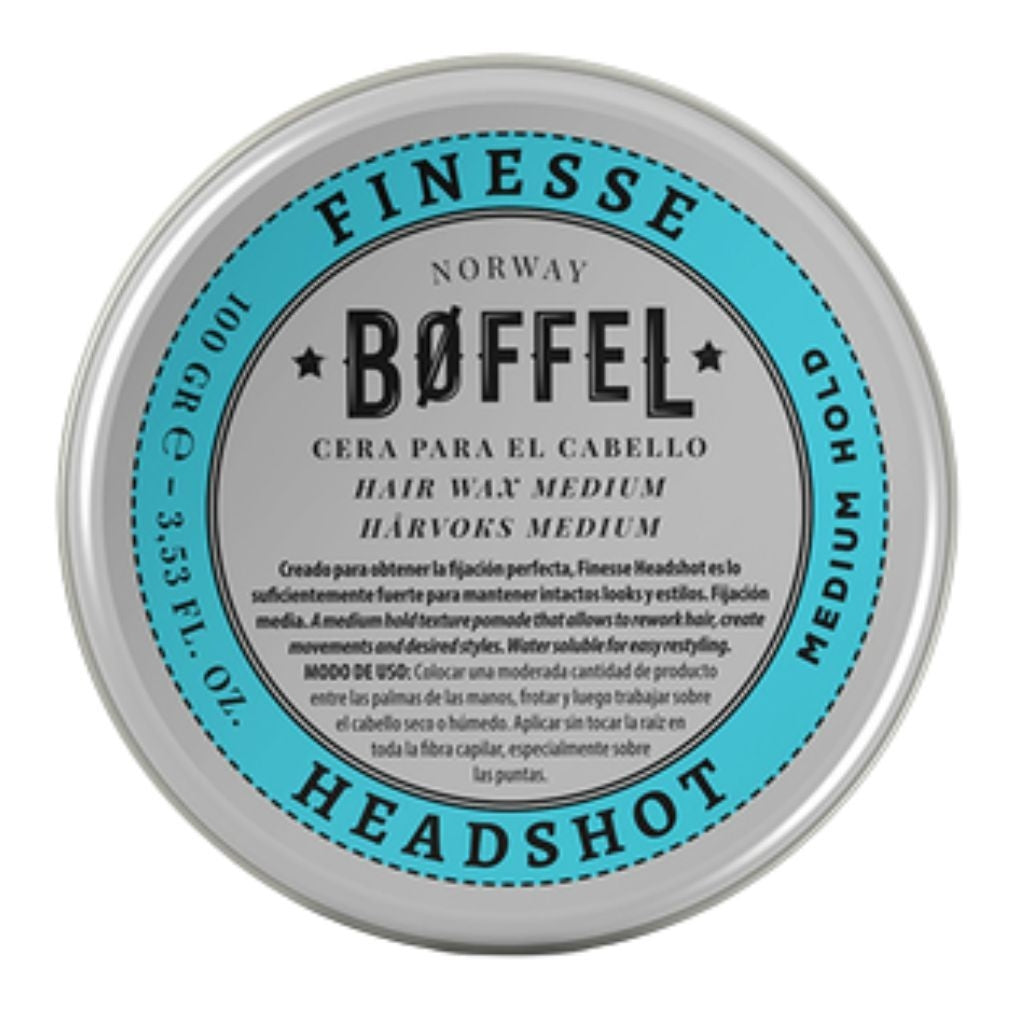 Cera Gel Para El Cabello (Fijación Media) 100gr - Boffel