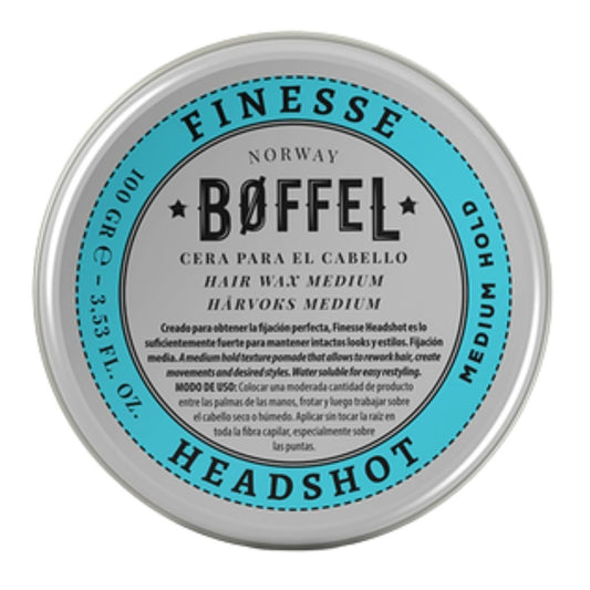 Cera Gel Para El Cabello (Fijación Media) 100gr - Boffel