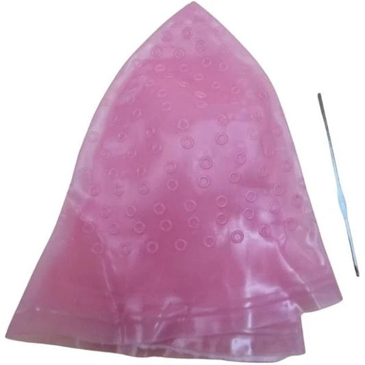 Kit Gorra Romana Silicona (+ Agujas) Para Mechas & Visos